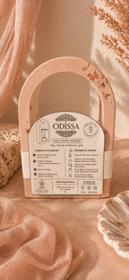 Brûle-fondants Odissa Arche Nude & Cuivré – ambiance décoration intérieure
