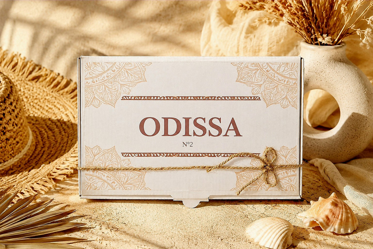 Coffret de 16 fondants parfumés artisanaux Odissa N°2 Escale Solaire – vue de face