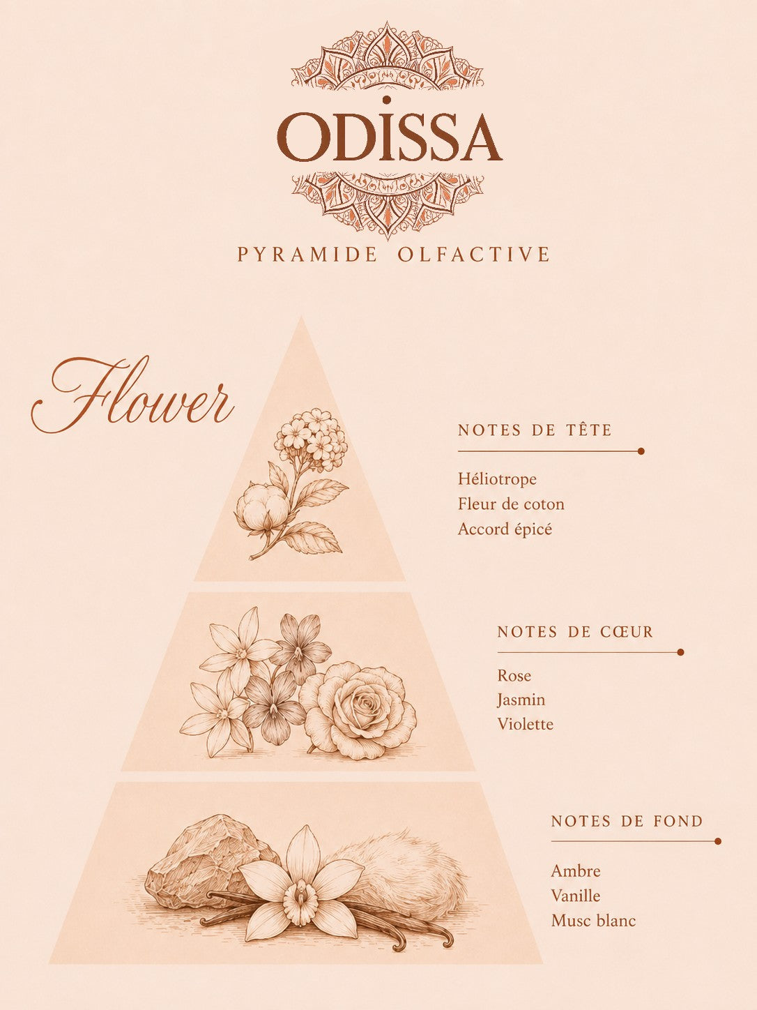 Parfum d'ambiance Odissa Flower 200ml – ambiance décoration intérieure